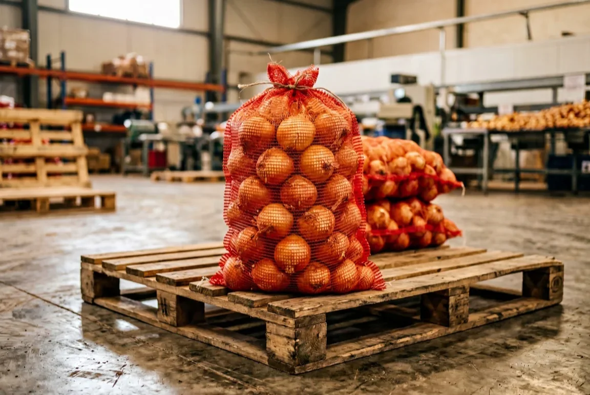 Mesh Bag packaging for produce export