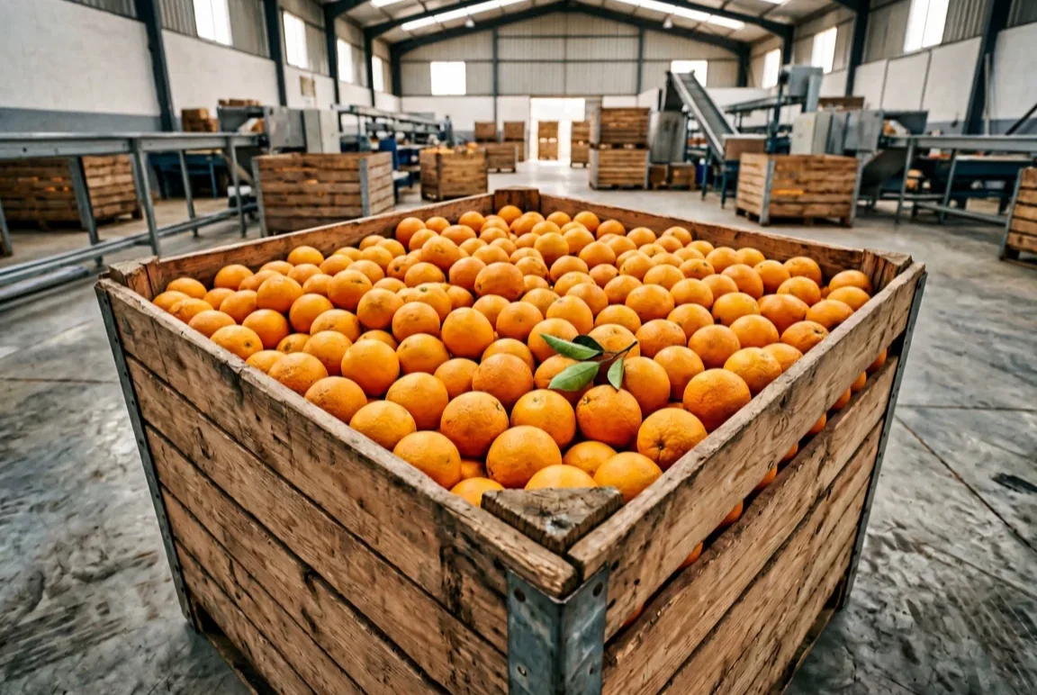 Wooden Bin packaging for produce export